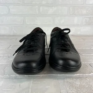 Aravon Duxbury Delilah Shoes Womens 9 B Black Leather Comfort Walking Lace Up thumbnail 6