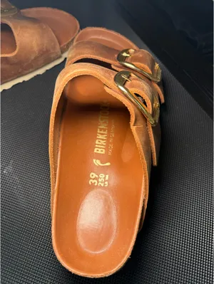Birkenstock Arizona Big Gold Buckle Slide Sandal thumbnail 6