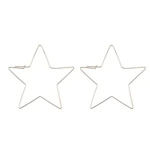 3/$30 💛 Star Hoop Earrings Gold thumbnail 2
