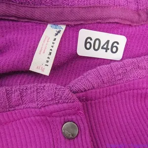 NEW Free People FP Movement Back to Me purple Snap Pullover Crop Henley‎ thumbnail 12