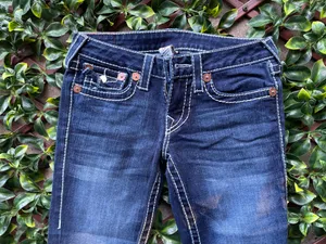 True Religion Jeans Size 28 Dark Wash thumbnail 5