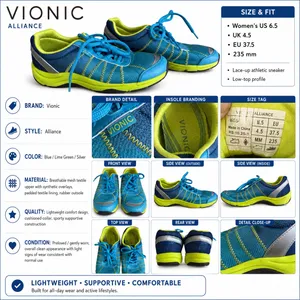 707 Vionic Alliance Sportycore Walking Sneakers Women’s Size 6.5 thumbnail 13