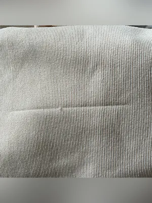 PrettyLittleThing Ribbed Open Back Waist Tie Midi Dress, Cream, Size 2, EUC thumbnail 5