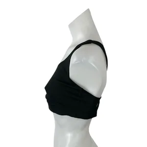 Lululemon Women's Black Strappy Yoga Workout Athletic Sports Bra Crop Top Size S thumbnail 2