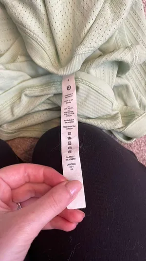 Lululemon Train To Be Tank Creamy Mint thumbnail 3