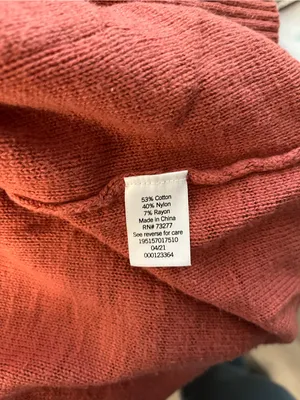 Sonoma Knit Cardigan Womens Small Terracotta Longline Open Front Sweater thumbnail 13