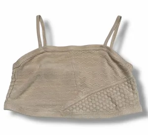 Free People‎ FP Beach Anita Knit Crop Cami Tank Top thumbnail 1