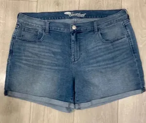 Old Navy The Sweetheart Medium Wash Jean Shorts thumbnail 1