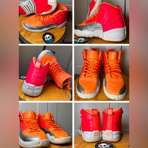 Air Jordan 12 Retro GS 'Sunrise' US Size 4.5Y •6W•36.5EUR (Preloved no box) thumbnail 4