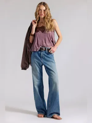 Free People We The‎ Free Women's Tinsley Baggy High Rise Straight Jeans thumbnail 10