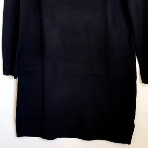 NEW J. Crew Sz M Extra Soft Mockneck Wool Blend Sweater Mini Dress Black‎ BU755 thumbnail 5
