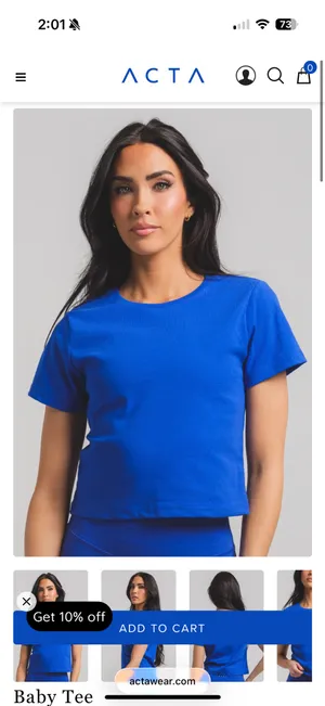 Acta Wear baby tees thumbnail 2