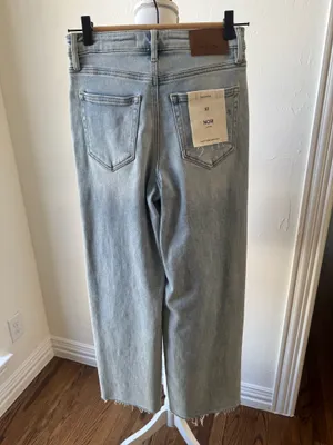 Hidden wide leg crop jeans Nori thumbnail 2