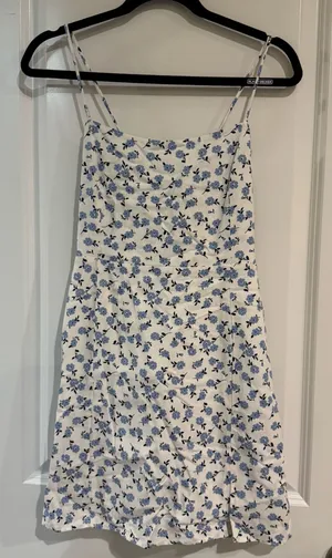 altar’d state floral tie back mini dress thumbnail 1