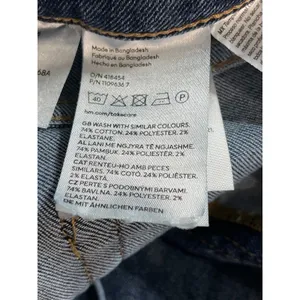 H&M Women's Blue Mid Rise Flared Y2k Bootcut Bell Bottom Denim Jeans Size 4 thumbnail 6