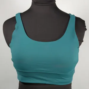 Women’s Dark Green Strappy Sports Bra Size Medium thumbnail 1