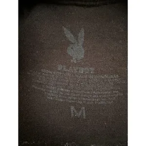 Playboy Women's Crew Neck T-Shirt with Red Logo Bunny Medium thumbnail 4