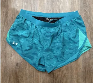 Under Armour‎ Fly By 2.0 Running Shorts Women's Coastal Teal Size XL thumbnail 1