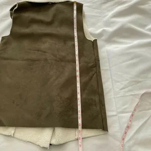 Susina NWT Open Front Vest Faux Shearling &‎ Suede Small thumbnail 12
