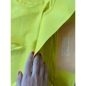 Outdoor Voices TechSweat Bike Short in Yellow women’s size XL core shorts thumbnail 3