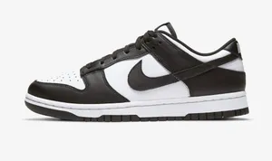Nike Women’s Dunk Low Retro Sneakers, Black/White, Panda Color, Size 8 thumbnail 1