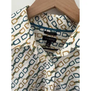 Talbots Wrinkle Resistant Equestrian Collared Button-Down Shirt Long Sleeve Sz 6 thumbnail 3