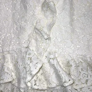 Bardot Adira Lace Mini Dress Orchid White Cream Ruffle Cocktail Party Sz M US 6 thumbnail 5