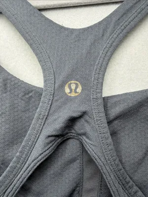 lululemon athletica Charcoal navy Black Racerback Tank thumbnail 3