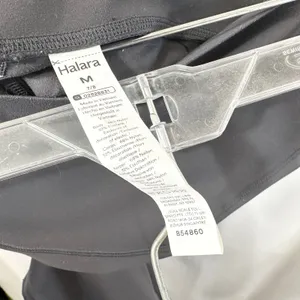 Halara Medium Leggings High Waisted Gray Side Pockets 7/8 Solid‎ Athleisure 1532 thumbnail 8