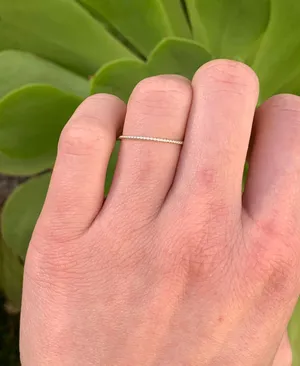 Sterling Silver Silver Stacker Ring thumbnail 2