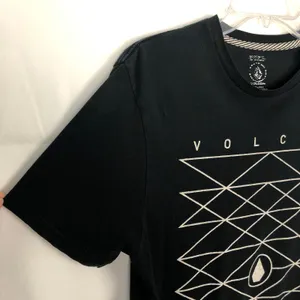 Volcom Men's Organic Cotton Black Tee Shirt Size M thumbnail 6