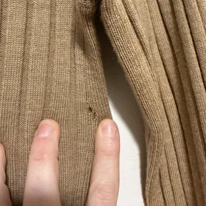 Club Monaco Camel Rib Knit Cardigan‎ Midi Sweater V-Neck Dress Size Small thumbnail 5