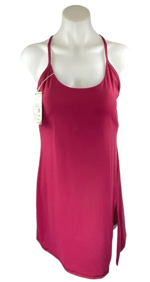NEW Halara Red Sleeveless Tennis Golf Short Workout Athletic Mini Dress Size L thumbnail 1