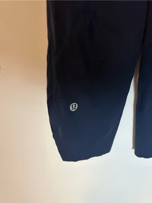 Lululemon Time to Sweat 23” crop leggings navy 6 thumbnail 4