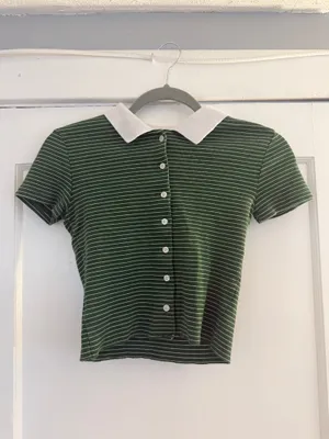 Brandy Melville Green Top thumbnail 3