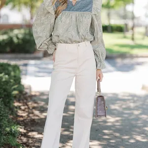 Shop the Mint - Sway In The Garden Blue Floral Blouse Small thumbnail 2