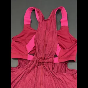 Lululemon Tank Top Bra Red Pink Luxury Designer Athletic Lounge Preppy 6‎ thumbnail 14