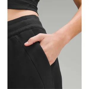 ✨Lululemon Scuba Mid-Rise Wide-Leg Full Length Black Sz 12 Pants✨ thumbnail 3