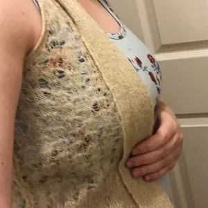 No Boundaries Y2K Wool blend open sweater vest thumbnail 5