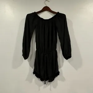 Brandy Melville Gabriella Off The Shoulder Romper Shorts thumbnail 3