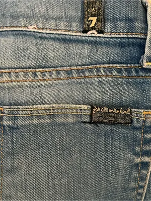 Y2K 7 for All Mankind Classic Mid Wash Women's Jeans Size 25 thumbnail 12