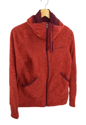 Avalanche Red‎ Full Zip Hooded Sweater Jacket Womens Casual thumbnail 1