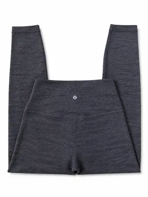 Lululemon Wunder Under Super High Rise Leggings Size 6 Gray 23” Yoga Gym Luon HR thumbnail 1