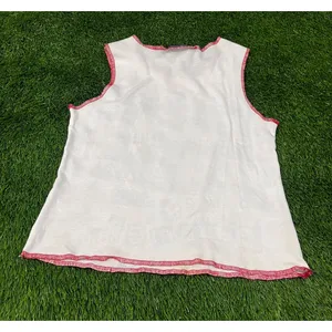 Realitee Y2K USA Patriotic Peace Sign Tank Top Glitter Stars Stripes Made USA M thumbnail 8