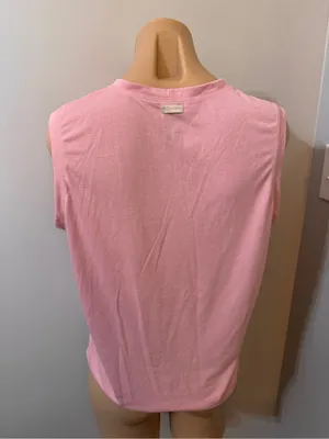 Columbia Pink Tank Top XL High Neck Outdoor Athletic Breathable thumbnail 3