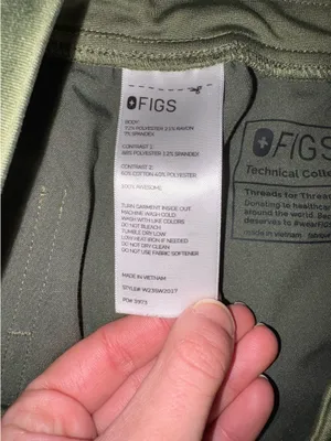 Green FIGS Scrub Pants thumbnail 4