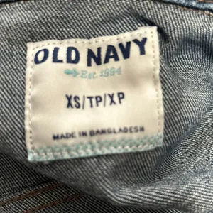 Old Navy‎ Women's Blue Denim Jean Button Up Jacket Front Side Pockets Size XS thumbnail 3