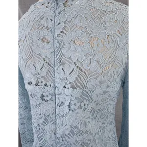 Shoshanna‎ Rae Baby Blue Lace Shift Midi Dress 3/4 Sleeve Size 6 thumbnail 8