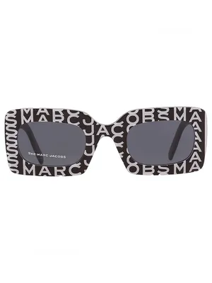 NWT MARC JACOBS Monogram Grey Square Ladies Sunglasses [*Authentic*] — One Size thumbnail 2