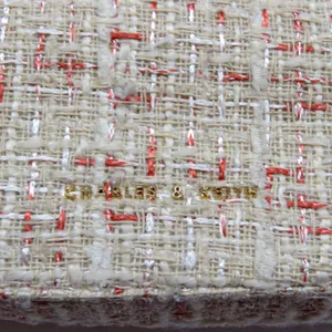 Charles & Keith Cream Tweed Asymmetrical Shoulder Bag thumbnail 8